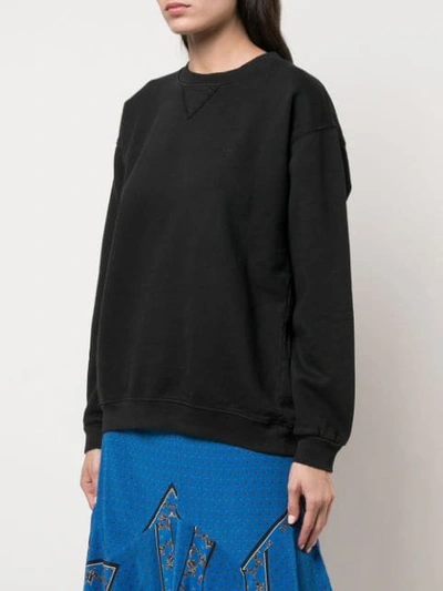 Shop Anine Bing Vintage Style Sweatshirt In Black