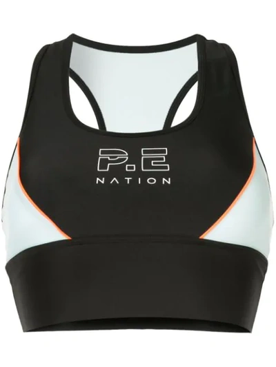 Shop P.e Nation Acceleration Sports Bra In Black