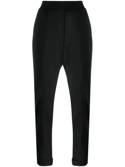 Shop Y-3 Tailored-style Track Pants In Black