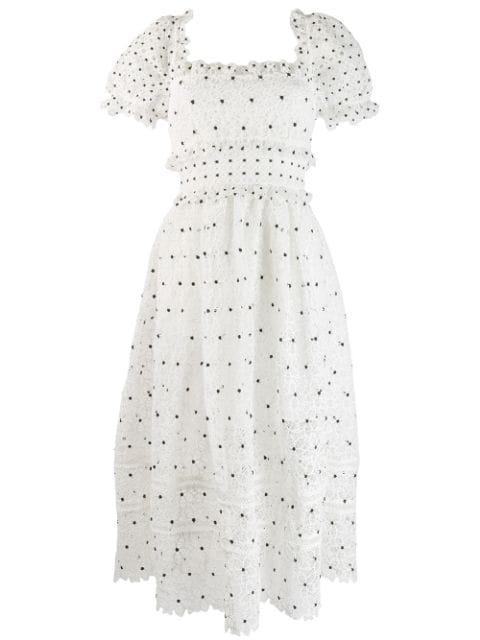 self portrait hibiscus dress