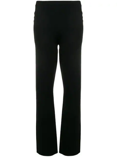 Shop Sminfinity Knitted Trousers In Black