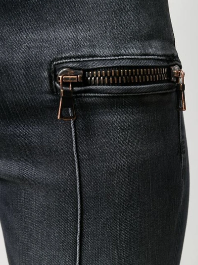 Shop Ben Taverniti Unravel Project Slim Faded Jeans In Grey