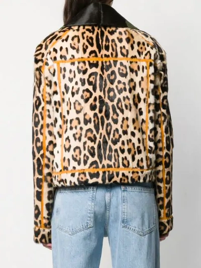 Liska Leopard Print Jacket In Neutrals