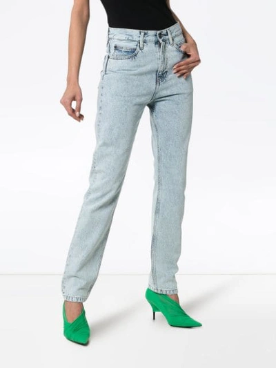 Shop Calvin Klein Jeans Est.1978 Low Rise Slim Leg Jeans In 911 Blue