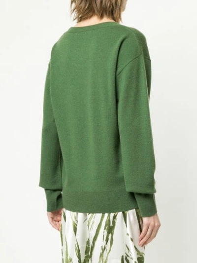 Shop Christopher Esber Cut In Green