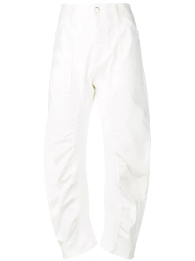 Shop Stella Mccartney Xenia Jeans In 9110 Organic White