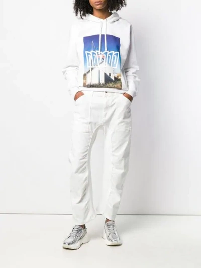 Shop Stella Mccartney Xenia Jeans In 9110 Organic White