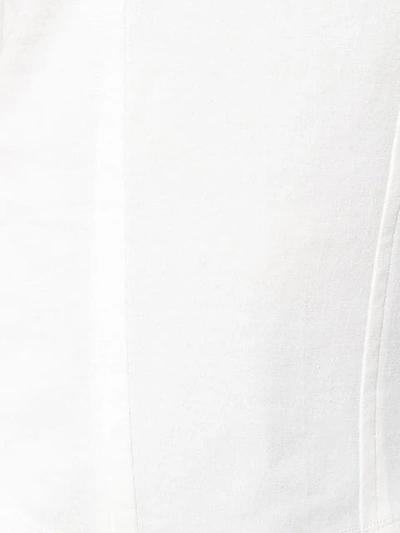 Shop Isabel Marant Open Back Slit Top In White