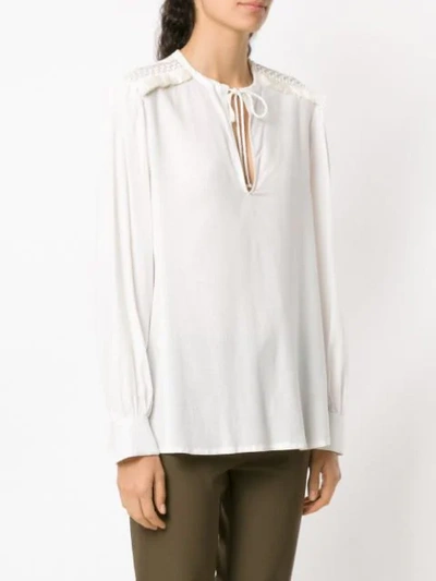 ALCAÇUZ FORTE BLOUSE - 白色