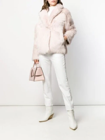 Shop Blancha Oversized Jacket In Pink
