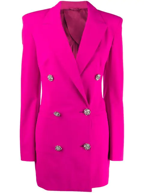pink blazer dress