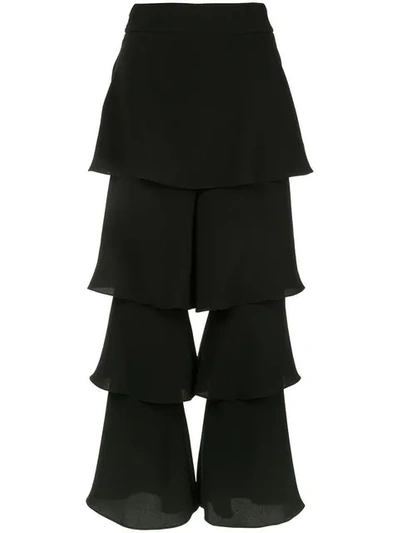 Shop Osman Felix Trousers In Black