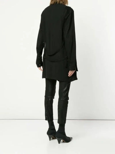 Shop Ann Demeulemeester Layered Waistcoat - Black