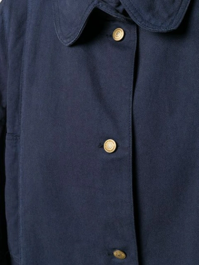 Shop Henrik Vibskov Oversized Denim Jacket In Blue