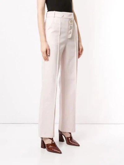 Shop Acler Lynne Trousers In Pink