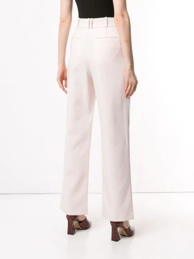 Shop Acler Lynne Trousers In Pink