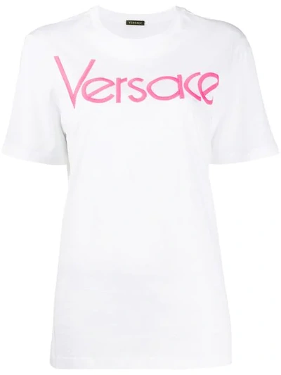Shop Versace Vintage Logo T-shirt In White