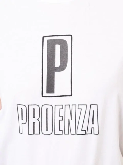Shop Proenza Schouler Pswl ”p” Baby T-shirt In Black