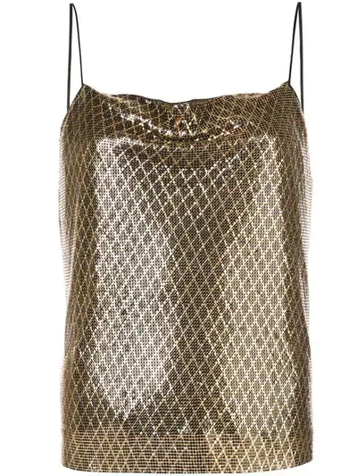 Shop Alice And Olivia Harmon Cami Top In Gold