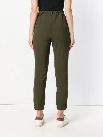 Shop P.a.r.o.s.h Elasticated Cuff Trousers In Green