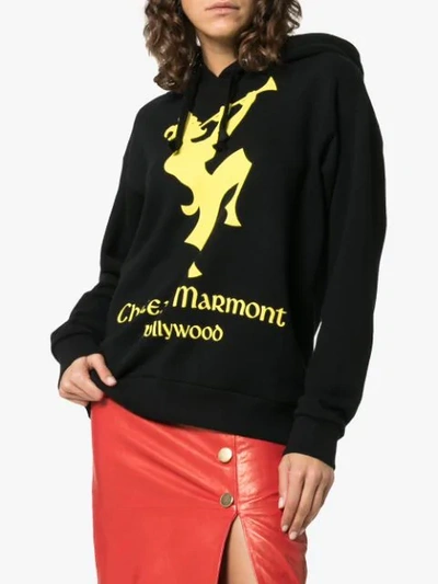 Shop Gucci Chateau Marmont Hoodie In Black