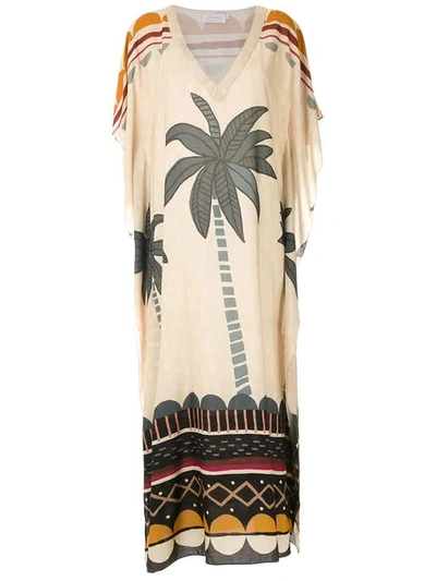 Shop Brigitte Printed Maxi Dress - Multicolour