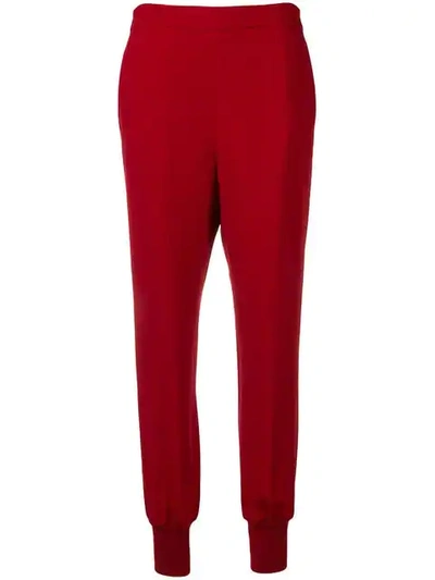 Shop Stella Mccartney Julia Trousers In Red