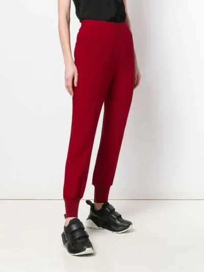 Shop Stella Mccartney Julia Trousers In Red