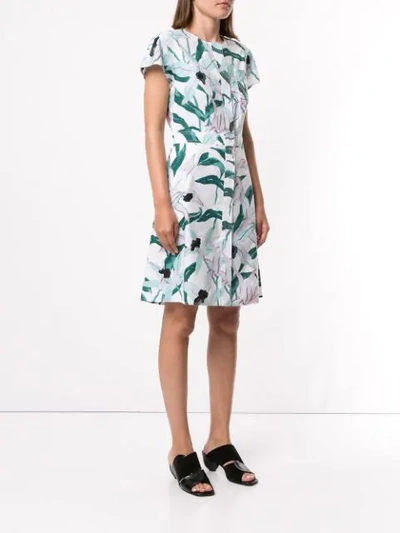 TORY BURCH FLORAL FLARE DRESS - 多色