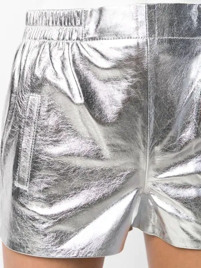 Shop Laneus Pull-on Shorts - Silver