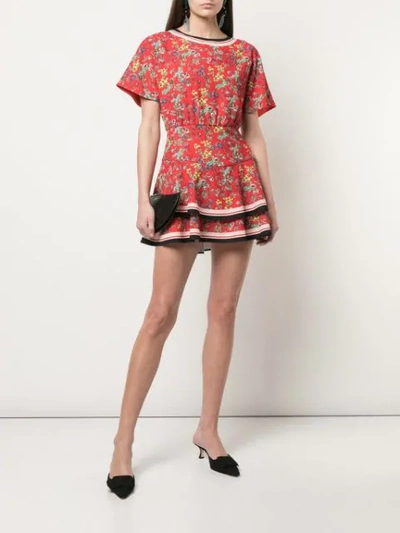 ALICE+OLIVIA PALMIRA DRESS - 红色