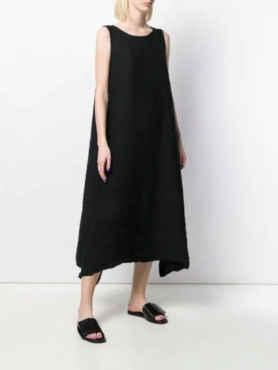 Shop Issey Miyake Ausgestelltes Kleid - Schwarz In Black