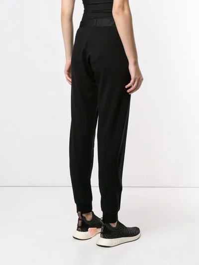 Shop Monreal London Cosy Mesh Panel Pocket Joggers In Black