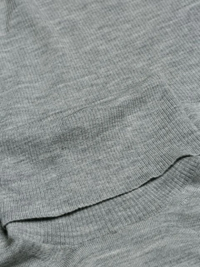 Shop Chloé Rollkragenpullover Mit Gewellten Details In Grey