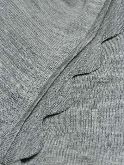 Shop Chloé Rollkragenpullover Mit Gewellten Details In Grey