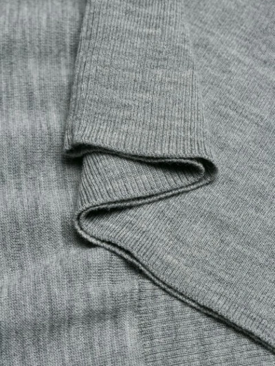 Chloé Rollkragenpullover Mit Gewellten Details In Grey