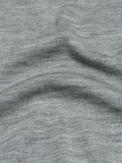 Shop Chloé Rollkragenpullover Mit Gewellten Details In Grey