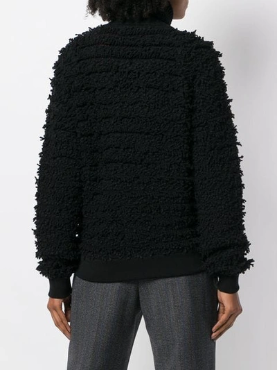 Givenchy Textured Wool-blend Jacket In Black