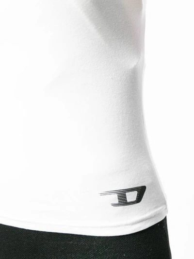 Shop Diesel Logo Crew Neck T In White