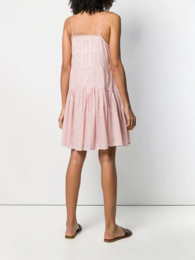 Shop Isabel Marant Étoile Amelie Vintage Dress In Pink