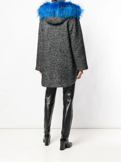 Shop Ava Adore Hooded Coat - Grey
