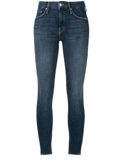Shop Mother Looker Ankle Jeans In Blue