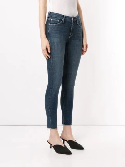 Shop Mother Looker Ankle Jeans In Blue