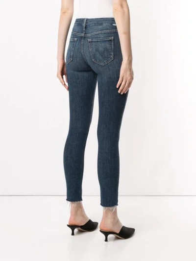 Shop Mother Looker Ankle Jeans In Blue