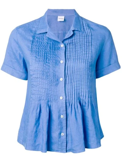 Shop Aspesi Kurzärmeliges Hemd - Blau In Blue