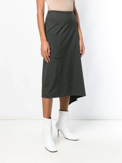 Shop Tibi Origami Skirt - Grey