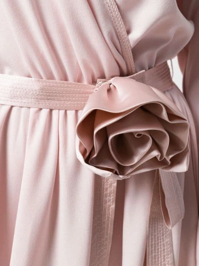 Shop Marc Jacobs Rosette Wrap Dress In Pink