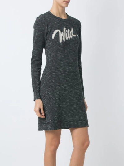 Shop Talie Nk Knit Dress In Grey