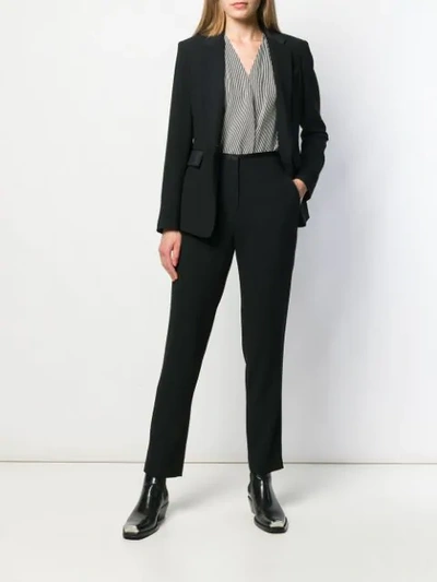 RAG & BONE TAILORED STRAIGHT LEG TROUSERS - 黑色