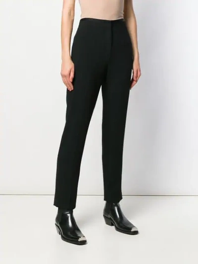 RAG & BONE TAILORED STRAIGHT LEG TROUSERS - 黑色
